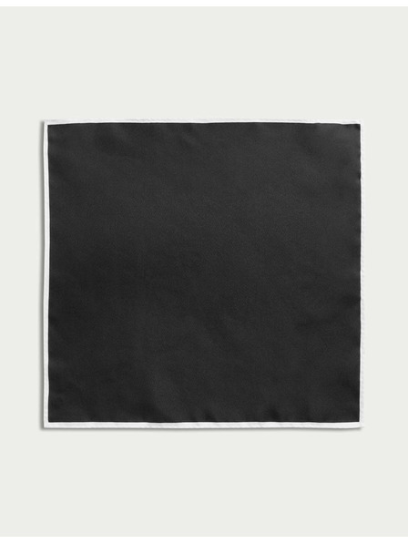 Marks & Spencer Žepni robček iz čiste svile Marks & Spencer črna