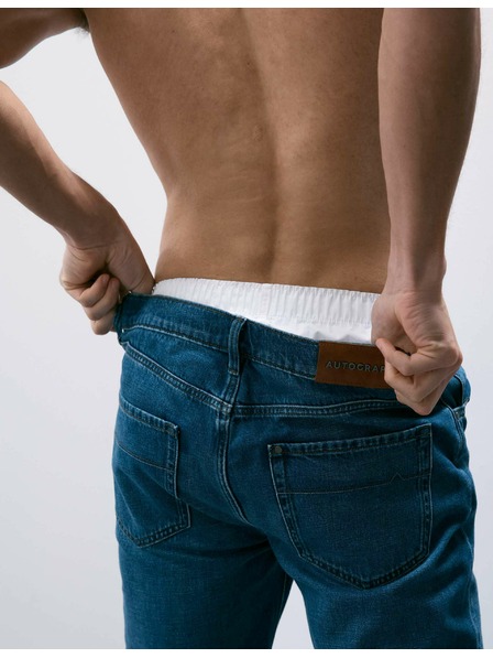 Marks & Spencer Tkane supima® boksarice z visokim deležem bombaža, 5 kosov v paketu Marks & Spencer bela