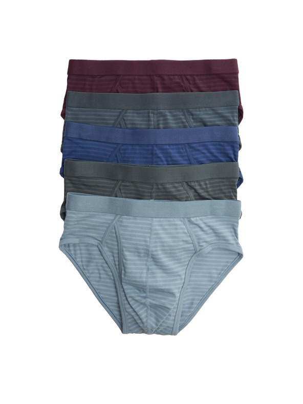 Marks & Spencer Bombažne spodnje hlačke z raztezkom, s tehnologijo Cool & Fresh™, 5 kosov Marks & Spencer večbarvna