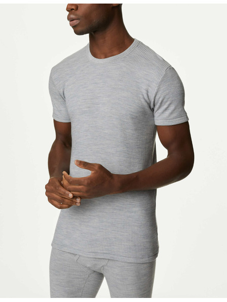 Marks & Spencer Termo majica z dolgimi rokavi s tehnologijo Heatgen™, maksimalna toplota Marks & Spencer siva