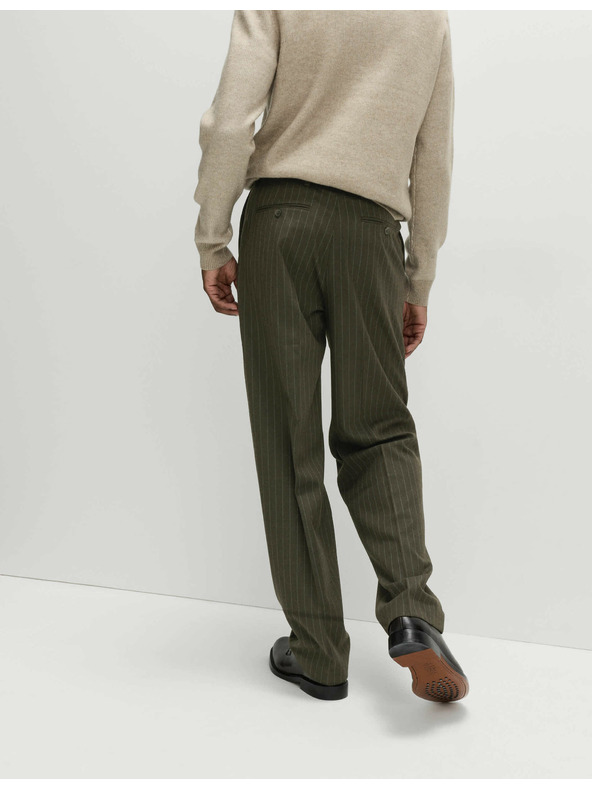 Marks & Spencer Gladke hlače prostega kroja z mehkimi črtami Marks & Spencer rjava