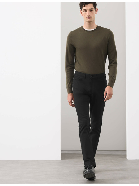 Marks & Spencer Hlače s 5 žepi in keprom Marks & Spencer črna