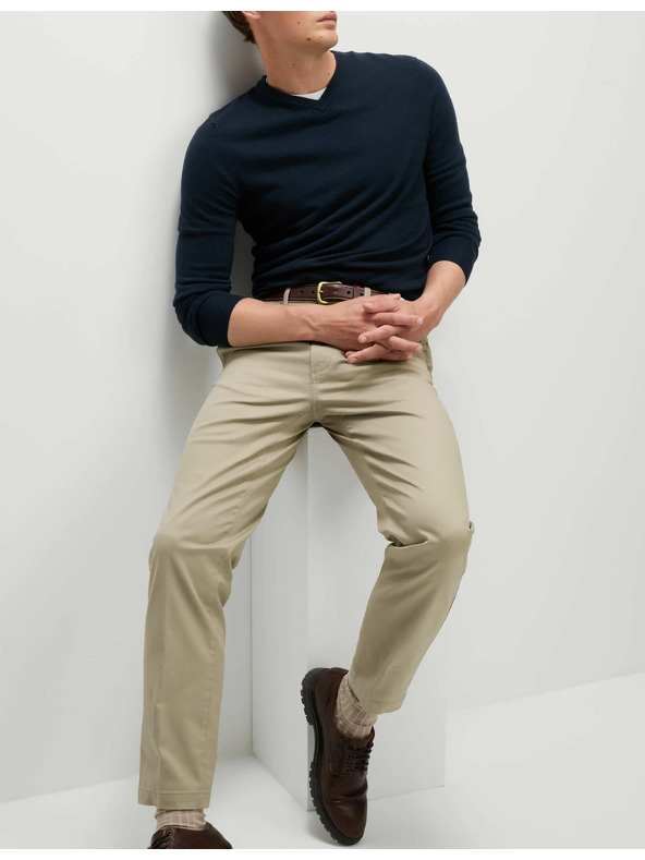 Marks & Spencer Heritage chino hlače rednega kroja Marks & Spencer bež