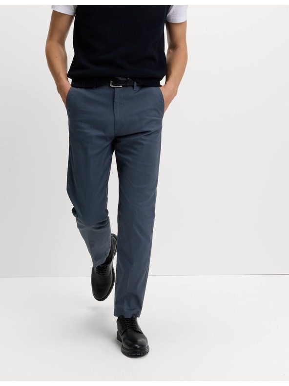 Marks & Spencer Keprske chino hlače Heritage normalnega kroja Marks & Spencer siva