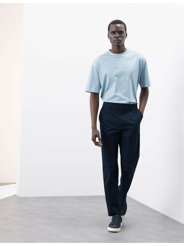 Marks & Spencer Super lahke chino hlače, normalen rez Marks & Spencer mornarsko modra