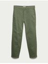 Marks & Spencer Raztegljive hlače chino običajnega kroja Marks & Spencer zelena