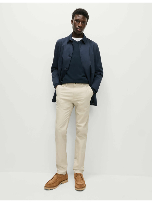 Marks & Spencer Raztegljive hlače chino tankega kroja Marks & Spencer bež