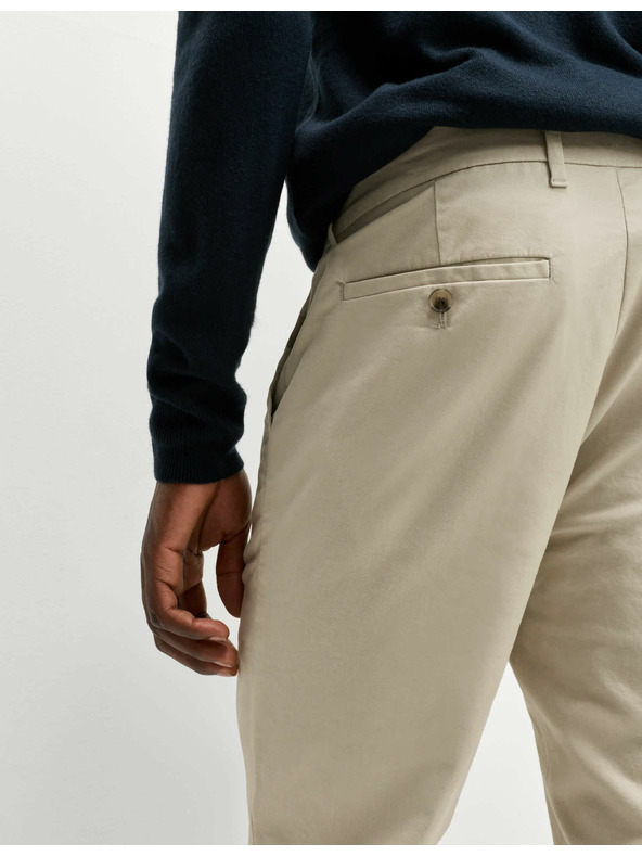 Marks & Spencer Raztegljive hlače chino tankega kroja Marks & Spencer bež