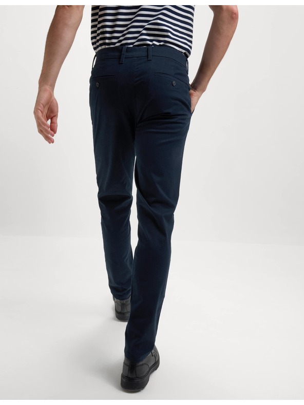 Marks & Spencer Marks & Spencer Stretch Chino Slim Fit hlače mornarsko modre barve