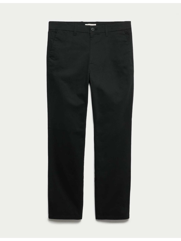Marks & Spencer Marks & Spencer raztegljive hlače chino Regular Fit Black