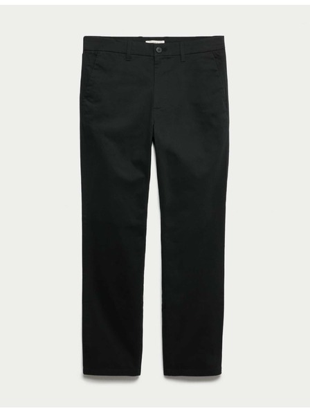 Marks & Spencer Marks & Spencer raztegljive hlače chino Regular Fit Black