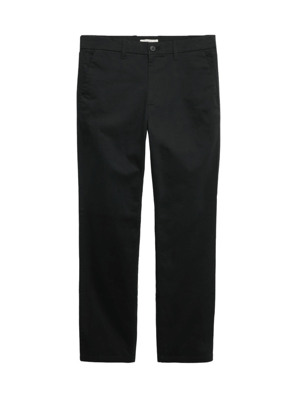 Marks & Spencer Marks & Spencer raztegljive hlače chino Regular Fit Black