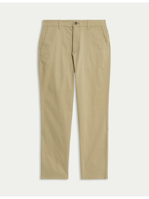 Marks & Spencer Raztegljive chino hlače normalnega kroja Marks & Spencer bež