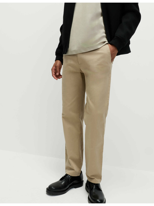 Marks & Spencer Raztegljive chino hlače normalnega kroja Marks & Spencer bež