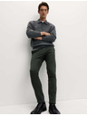 Marks & Spencer Hlače Marks & Spencer stretch chino slim fit sive barve