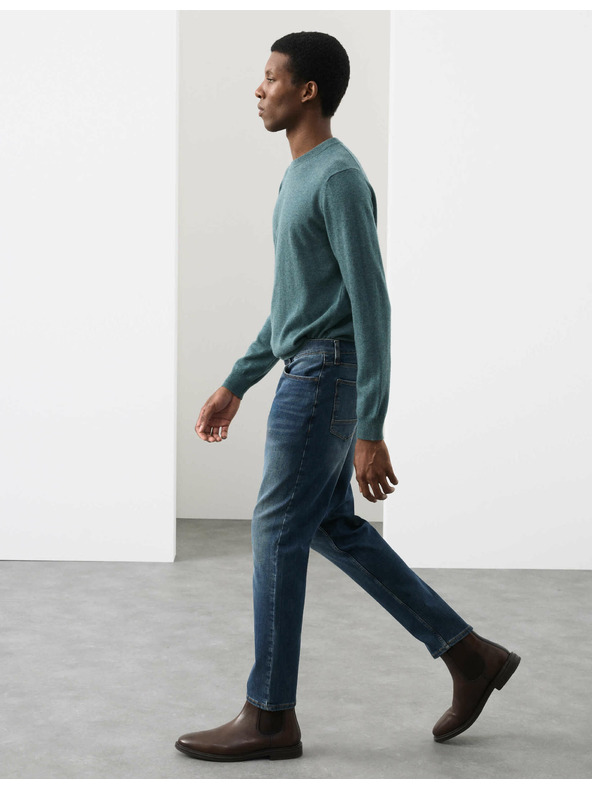 Marks & Spencer Raztegljive kavbojke z raztegljivostjo 360 Marks & Spencer modre barve