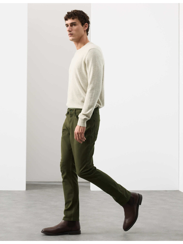 Marks & Spencer Raztegljive kavbojke ozkега kroja z 360° razteznostjo Marks & Spencer zelena