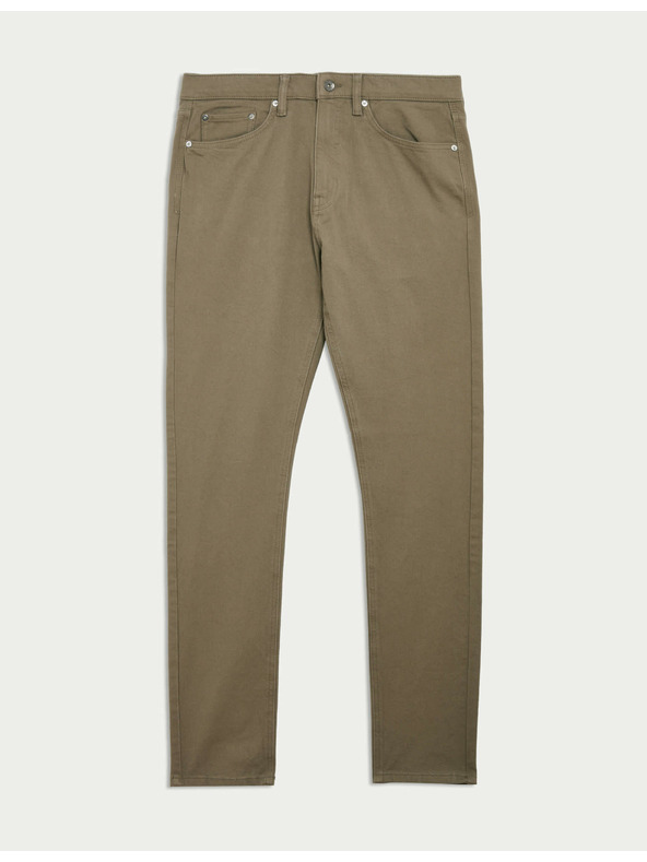 Marks & Spencer Raztegljive kavbojke ozkега kroja z 360° razteznostjo Marks & Spencer rjava