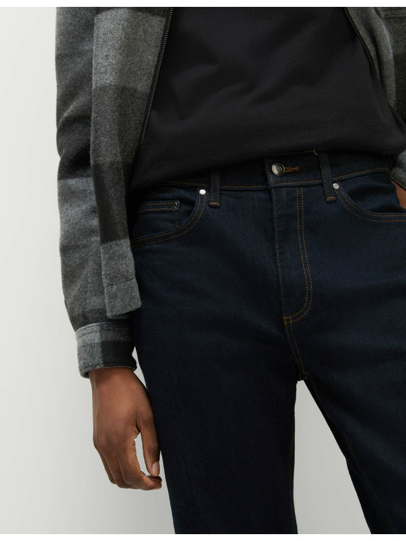 Marks & Spencer Raztegljive kavbojke ravnega kroja Marks & Spencer mornarsko modra