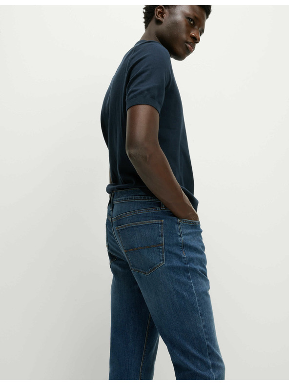 Marks & Spencer Raztegljive hlače chinos Marks & Spencer mornarsko modre barve