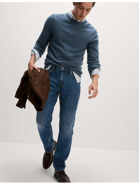 Marks & Spencer Raztegljive kavbojke ravnega kroja Marks & Spencer mornarsko modra