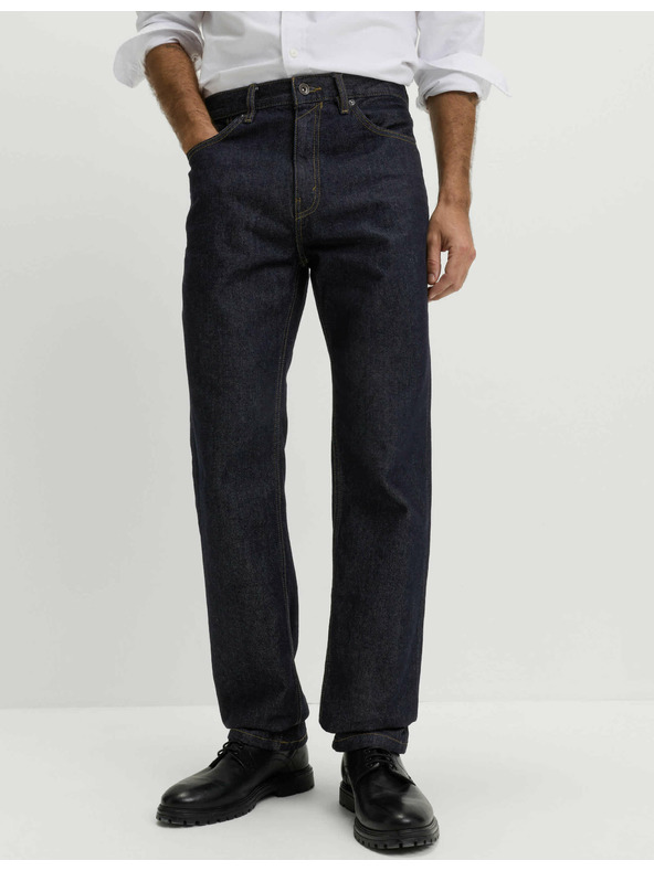 Marks & Spencer Ohlapne kavbojke ravnega kroja Authentic Marks & Spencer mornarsko modra