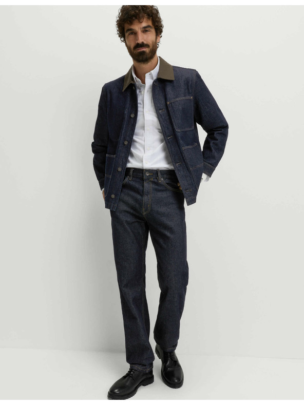 Marks & Spencer Ohlapne kavbojke ravnega kroja Authentic Marks & Spencer mornarsko modra