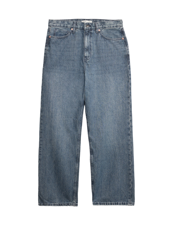 Marks & Spencer Authentic ohlapne trdne kavbojke Marks & Spencer modra