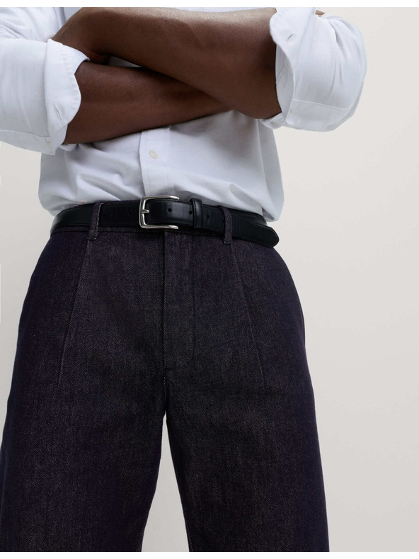 Marks & Spencer Zožene kavbojke Smart Pleat Marks & Spencer mornarsko modra