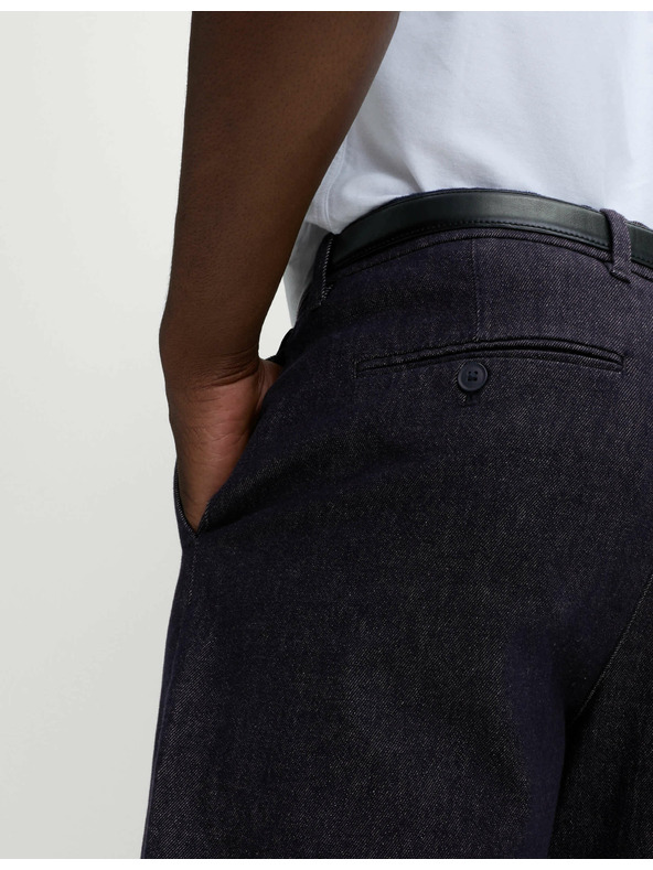 Marks & Spencer Zožene kavbojke Smart Pleat Marks & Spencer mornarsko modra