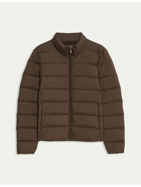 Marks & Spencer Zložljiva prošita puhovka s perjem in puhom Marks & Spencer rjava