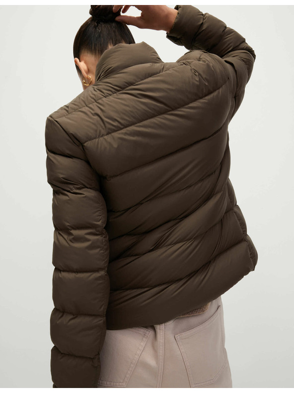 Marks & Spencer Zložljiva prošita puhovka s perjem in puhom Marks & Spencer rjava