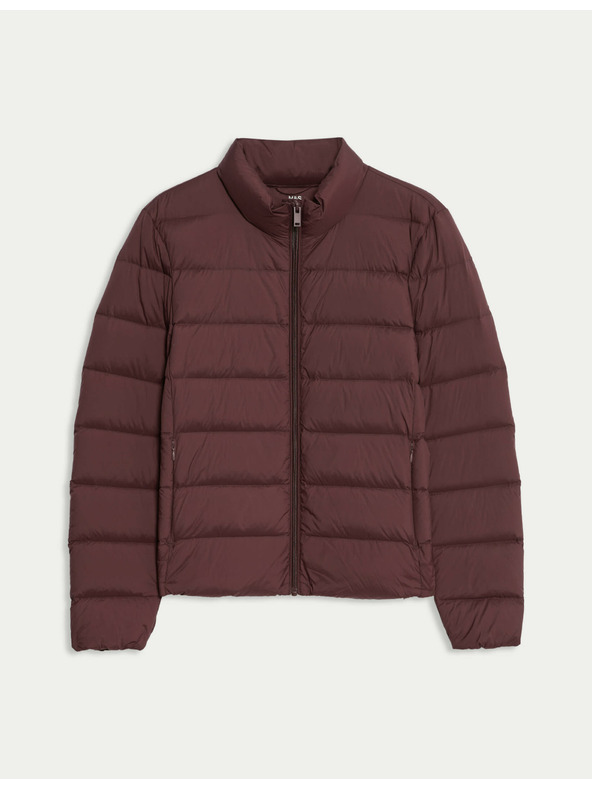 Marks & Spencer Zložljiva prošita puhovka s perjem in puhom Marks & Spencer rdeča