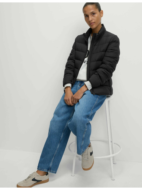 Marks & Spencer Zložljiva prošita puhovka s perjem in puhom Marks & Spencer črna