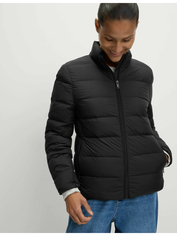 Marks & Spencer Zložljiva prošita puhovka s perjem in puhom Marks & Spencer črna