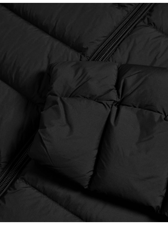 Marks & Spencer Zložljiva prošita puhovka s perjem in puhom Marks & Spencer črna