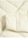 Marks & Spencer Zložljiva prošita puhovka s perjem in puhom Marks & Spencer smetanasta