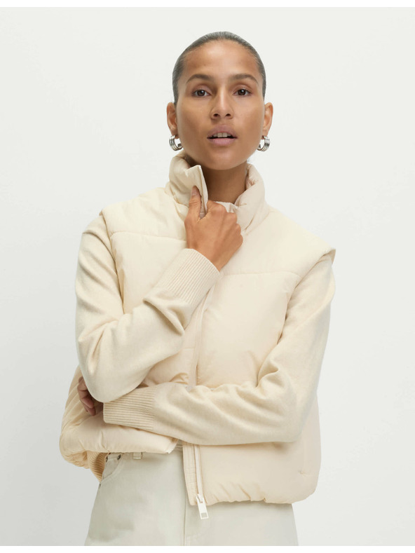 Marks & Spencer Kratka prošita telovnik s tehnologijo Thermowarmth™ Marks & Spencer bež