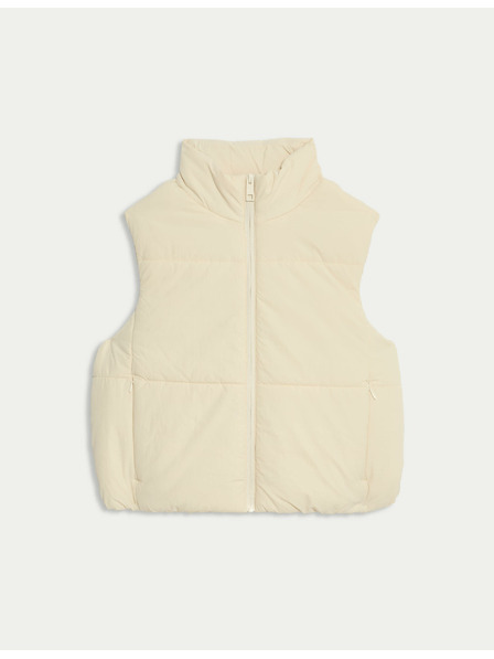 Marks & Spencer Kratka prošita telovnik s tehnologijo Thermowarmth™ Marks & Spencer bež