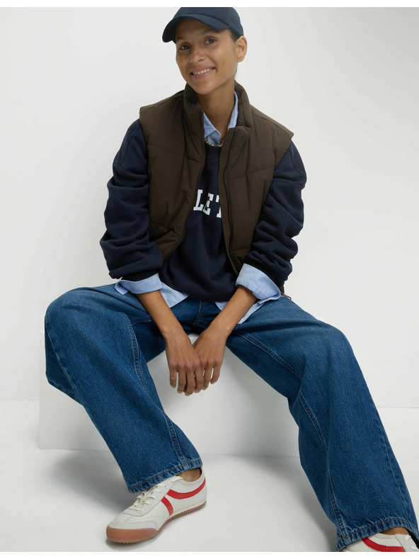 Marks & Spencer Kratka prošita telovnik s tehnologijo Thermowarmth™ Marks & Spencer rjava