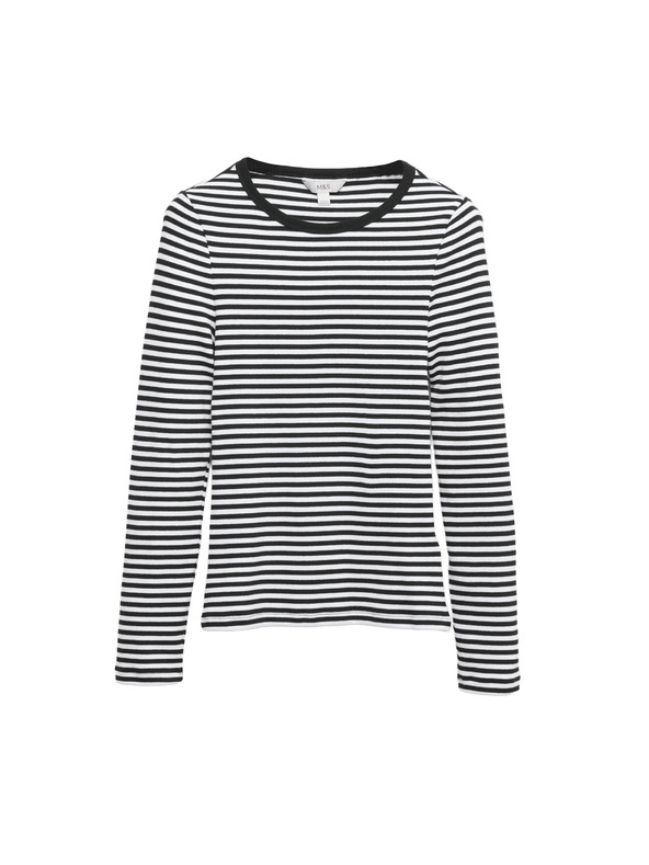 Marks & Spencer Rebrast top z visokim deležem bombaže Marks & Spencer bela