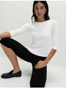 Marks & Spencer Top ozkega kroja iz čiste bombaže Marks & Spencer bela