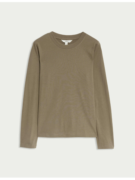 Marks & Spencer Top iz čiste bombaže za vsakdanjo rabo Marks & Spencer zelena