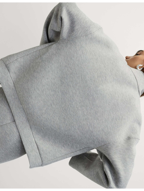 Marks & Spencer Neopren jopica na zadrgo z stoječim ovratnikom Marks & Spencer siva