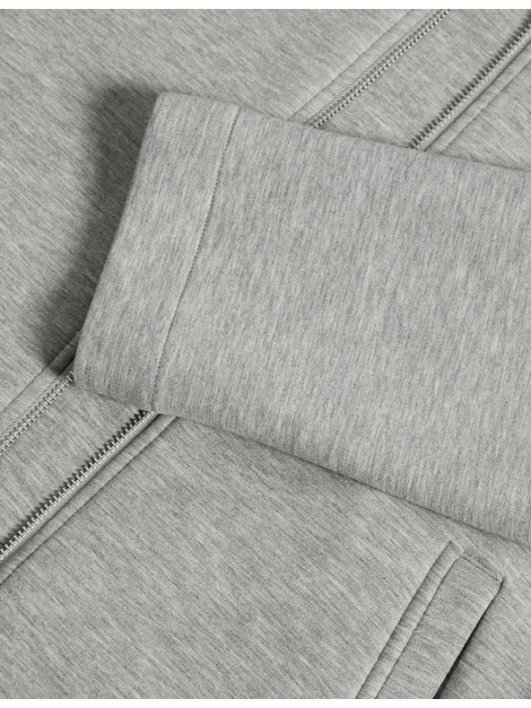 Marks & Spencer Neopren jopica na zadrgo z stoječim ovratnikom Marks & Spencer siva