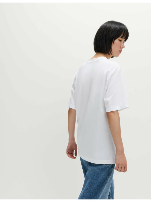 Marks & Spencer Majica velikih velikosti z napisom iz čiste bombaže Marks & Spencer rjava