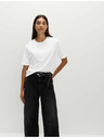 Marks & Spencer Okrašena majica Lucky iz čiste bombaže Marks & Spencer bela