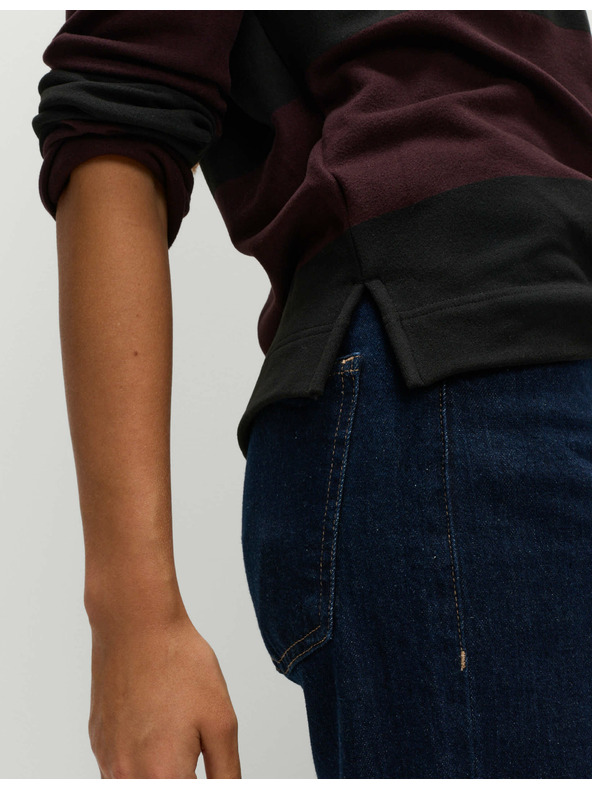 Marks & Spencer Prugast udoben rugby top Marks & Spencer črna