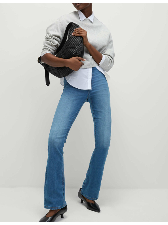 Marks & Spencer Jeans z razširjenimi hlačnicami Marks & Spencer mornarsko modra