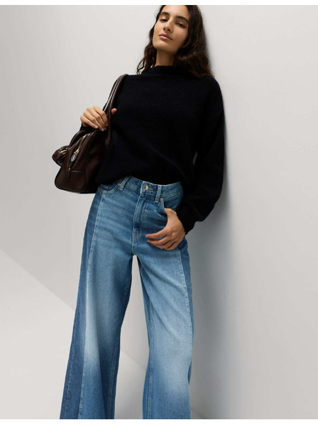 Marks & Spencer Džins z ohlapnim krojem Marks & Spencer mornarsko modra